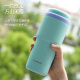 Lock Lock First Secret Thermal Cup Damen Kaffeetasse Titanbecher Edelstahl begleitete Cup Car Water Cup Office Männer Titan plattiert) Grau LHC3291G 480 ml