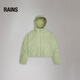 Chaqueta corta de lluvias para hombres y mujeres a prueba de viento chaqueta repelente de agua para hombres y mujeres lohja chaqueta corta/15780 verde claro xs 160/84a (tamaño demasiado grande)