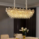 2025 suitable for crystal living room chandeliers 2025 new luxury high-end villa master bedroom lamp meal 6195 chandeliers - round diameter 80cm living room