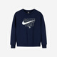 NIKE3BRAND Nike children's clothing for boys and girls pure cotton sweatshirt 25 spring comfortable terry children's top underwear
