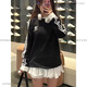 阿迪达斯 （adidas）长袖卫衣男女三叶草经典条纹休闲圆领T恤 KE5825 IA4879 黑 IA4877 L