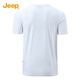 Jeep (Jeep) T-Shirt für Männer Modetrends und vielseitige Jugendliche losen runden Hals lässigen Sportarten kurzärmelige Männer 1278 Black XL