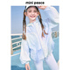 MiniPeace太平鸟童装夏新女童防晒服FBBCF2601 晚雾紫 130