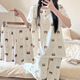 乐僖贝俫夏季甜美卡通三件套睡衣女可外穿家居服套装 761樱桃娃三件套-短长/HQ 170 M