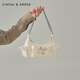 
CINVAI/KROSE official website small c/k bag women's 2025 crossbody bag small fragrant chain shoulder bag women's bag birthday gift women cream white - practical gift for mother's day gift