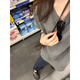 Hualin Mode koreanischer Stil T-Shirt Pyjamas Frauen lose karierte Hosen Heimkleidung Casual Anzug 2025 683 Kurzer und langer Festkörperplaid 175 L