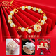 
Chinese Jewelry Birthday Memorial Gift Koi Peace Quiet Silver Bracelet for Women Hetian Jade Bracelet for Girlfriend Wife