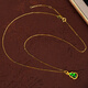 Costeo de oro de Gourd Gourd de Zokai 999 ESEA CHINA CHINA HAYME NUEVO REGAJO DE CUMPLEATabistal de estilo chino para novia D12124 con un precio de aproximadamente 0.5-0.6g