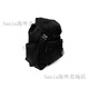 Versace Griechische Musterschnalle -Klappe Polyamid Rucksack Rucksack Herren Black Basic -Paket (Bag + Staubbeutel)