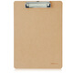 Deli 9226 Schreibbrettclip A4 Holzbrett Clip Lesen Regal Schreibbackordner Clip Buch A4 Boden Brown braun