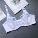 Shan Nanwei [2694 people] European and American Spongeless Sexy 200Jin [Jin equals 0.5 kg] Large size bra set, gather fat MM big white suit 90E