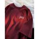 Poum Japaner grauer kurzärmeligter T-Shirt-Männer 2025 Sommer neuer Stil Teen Cityboy LOSSILE VERSATILE ROCK Hals T-Shirt MSL-C724 White XL
