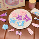 Cartoon Jade Hunde Mädchen Haarnadel Herbst und Winter Plüschbalken Seitendekoration Süßes Kinder Kulomi Haarzubehör Q683 Pink Melody 10-Stück Set