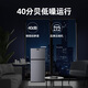 AICHEN small refrigerator mini small household refrigeration and freezing dual-purpose dormitory rental double-door office refrigerator energy saving first-class energy efficiency 56CK128 silver about one kilowatt hour in four days