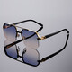 Century Tyrannosaurus Sunglasses Official Website Official Website Glasses High-value Double Beautiful Square European and American Photos Personality Simple Half Frame Black Frame Gray Frame