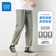 Jeanswest Trendy puro algodón puro pantalones casuales de nueve puntos para los hombres delgados de verano de patas anchas sueltas de ídelo de pierna ancha Pantalones de seda negros 9904 2xl [recomendado 160-175 Jin [Jin iguala 0.5 kg]]]
