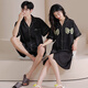 Fuxin Kang Bingsi Ehepaar Pyjama Herren Sommer Kurzarmanzug Dünne kühle Schlinge Nachtkleid Frauen lässige Hausbekleidung GLQ-6210 m-Frauen [High 155-162-Gewicht 85-100]