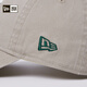 NEW ERA纽亦华MLB棒球帽2025春夏新款男女情侣极简刺绣小LOGO弯檐软顶帽 14538319-米白色 纽约洋基队 OSFM