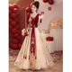 Seidler high-end tulle skirt wedding toast clothing 2025 new style bride return home engagement host performance evening dress dress picture color L
