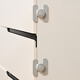 Verrouille de sécurité pour enfants Protection de serrure de serrure pour enfants Baby Child's Children's Anti-Clip Hand Multi-fonction Refrigérateur Armoire Porte de porte coulissante Porte coulissante Yaoyuebai [3 colis] Court verrouillage