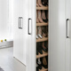CLCEY modern simple gold solid zinc alloy single hole handle cabinet drawer wardrobe shoe cabinet door handle furniture hardware store manager recommendation 6169-single hole