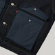 Levi's李维斯情侣同款美式复古防寒保暖立领羽绒服牛仔外套七夕礼遇 蓝色 XL