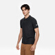 AIGLE艾高POLO衫T恤春夏经典款速干防晒户外短袖男 黑色 AS834 L (180/96A)