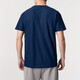 Adidas Adidas t-shirt for men 2025 summer new sports running fitness casual quick-drying breathable round neck short-sleeved IN1502 dark blue/quick-drying/reflective details 2XL