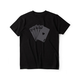 Pang Donglai DL American Trendy kurzärmeliges T-Shirt für Männer 2025 Sommer Neues lose und vielseitige halbärmelige T-Shirt Black Front Large Bild [K983 Dice Poker] M empfohlen 100-120jin [Jin gleich 0,5 kg]