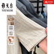 CEO Yageor flagship official store flagship 2025 summer new linen cotton short-sleeved shirt for men casual skin-friendly and breathable QH/4856 camel short-sleeved shirt M 100-125Jin[Jin equals 0.5 kg]