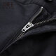 Jiumuwang [Xia Shangxin-Little-Eishose] Casual Hosen Herren-Eis Silk 25 Sommer New Cool Business Pendler Classic Straight Black Combination Edition 0163 34 Taillenumfang 2,64 Fuß = 88 cm
