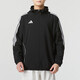 阿迪达斯 （adidas）男装运动套装25新款梭织连帽休闲简约夹克外套宽松时尚长裤两件套 IM8806+JD0341 S