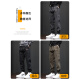 森马（Semir）春季休闲裤男2025年新款男士春秋工装裤潮牌宽松束脚哈伦运动长裤 666深灰+666黑色 常规 2XL