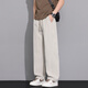 Chen Tanghose Herren Sommereis Seiden losen lässigen Hosen Herren -Casual Hosen Herren Hosen atmungsaktuelle große Hosen Arbeiten CJ6636 Khaki 3xl