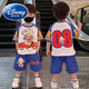 迪士尼（Disney）儿童奥特曼衣服2025夏季新款男童短袖t恤短裤套装男孩卡通两件套 太空人-灰色-1047. 100建议90-100cn 均码