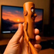 Zhiku American Mountains und Seas Tungtungsahur Holzstock Figur Tralalelo Hai kreative Ornamente Tralalelo Hai