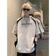 T-shirt shannu à manches courtes pour hommes pour hommes coton pur coton américain marque de mode High Street Pixie à rayures à rayures en vrac à demi-manche y135-1 noir xl