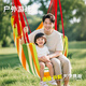 Hanging Chair Dormitory Dormitory Hanging Chair College Student Artifact Hammock Canvas Indoor Horizontal Bar Swing Lazy Man-No Pillow Orange-No Pillow