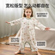 
OUYUN children's pajamas summer thin 2025 new pure cotton boys and girls baby home clothes one-piece air conditioning suit