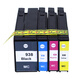 Mengxiang eignet sich für HP938 kompatible Tintenpatronen HP 9110B 9120B 9130B 9720 9730 Tintenstrahldrucker Tintenpatrone HP938 Black Ink Patrone [1250 Seiten]