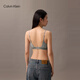Calvin Klein underwear [Chinese Valentine's Day gift] 25 spring and summer women's ck no-wire light sports vest bra QP2982O P7A-Coconut Blue Gray M