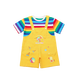 G.DUCKKIDS小黄鸭男童女童套装夏季薄款儿童演出服姐弟背带裤班服卡通校园服 黄色背带裤套装 140 cm