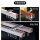 Vorhangstrecken-Schnappschüsse [3899 Menschen gelobt] Installationscode-Zubehör-Halterung Fixierung Clip Old Style Side Mounted Top Stange Straight Rail gebogene Schiene Edelstahl Doppelfeder doppelte Top 6