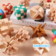 Рубик куб разблокирует лабиризинг Luban Lock Lock's Cube's Cube Wooden Kongming Lock Полный комплект детских игрушек для взрослых раннего образования двадцать четыре замка