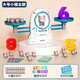 CABETO DE CONDIUSO ESCALA DE BALECA DIGITAL DE NIÑOS Montessori Educación temprana Escala de rana Adición de juguetes y número de sustracción Pensamiento lógico Juguete gran tamaño-Puppy + 20 Peso + 10 Números