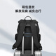 Pier Cardin 24 New Mackpack Trendy Schoolbag informal para hombres de la computadora para hombres que desplazan y viajan a gran capacidad mochila negra