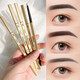Small gold nugget eyebrow pencil, small gold nugget, naturally waterproof, long-lasting, non-fading, anti-sweat, extremely fine, female beginners 962-3# light brown