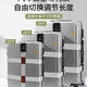 Luggage strap check-in reinforcement belt with cross packing belt fixed buckle bundling travel box explosion-proof with customs password lock reinforcement New model [Wide and thickened triple reinforcement] Releaseable black No lock [First order 6 yuan, expedited delivery]