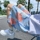 Jueshao Beach Shorts Herren Sommer dünn, schnell trocknend schwimmtrendy gedruckt große Shorts Loose Pyjamas Casual Five-Crisp-Hosen 677 Weiß 2xl