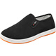 Warrior canvas shoes men's shoes casual shoes lightweight wear-resistant versatile board shoes WXY(S)-6228 black 43